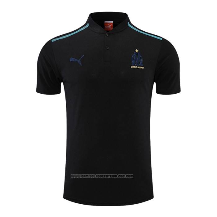 Camisola Polo del Olympique Marsella 2022-2023 Preto
